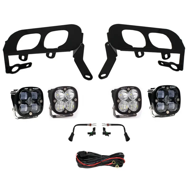 Baja Designs 14-15 Silverado 1500 White Fog Pocket Kit - Amber 1
