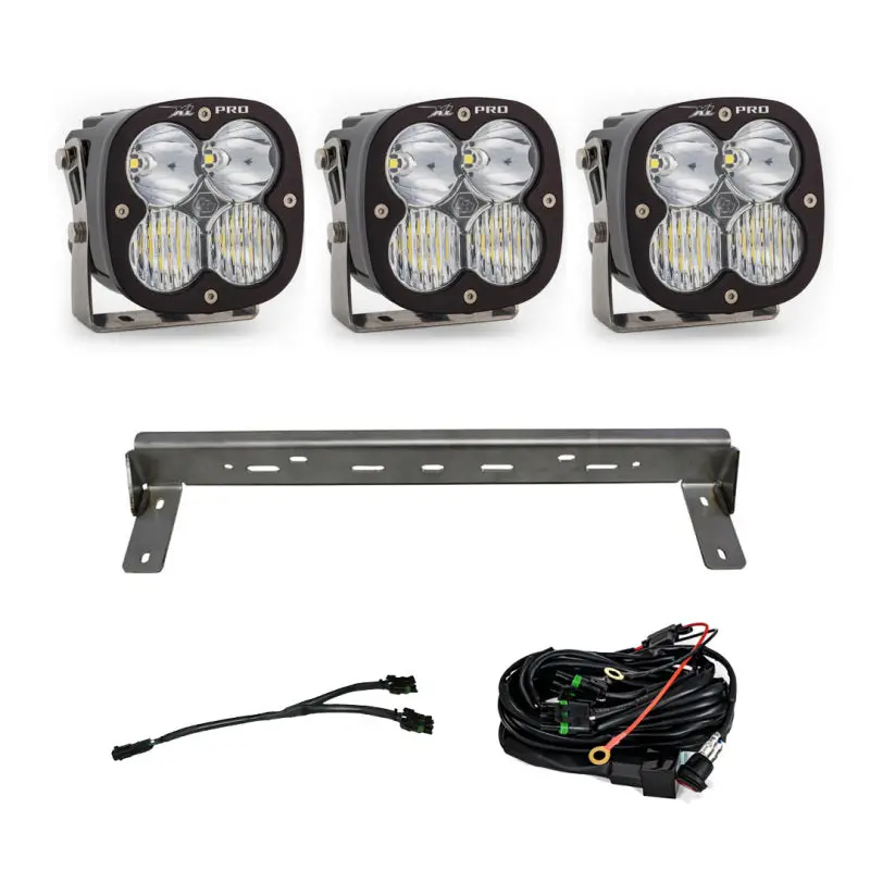 Baja Designs 15-19 Chevy Silverado 2500/3500Hd Xl Pro Led Bumper Kit (Driving/Spot/Wide Cornering) 1