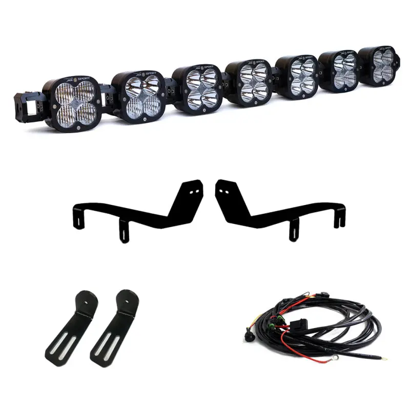 Baja Designs 17-19 7 Xl Linkable Led Light Kit For Ford Super Duty 1