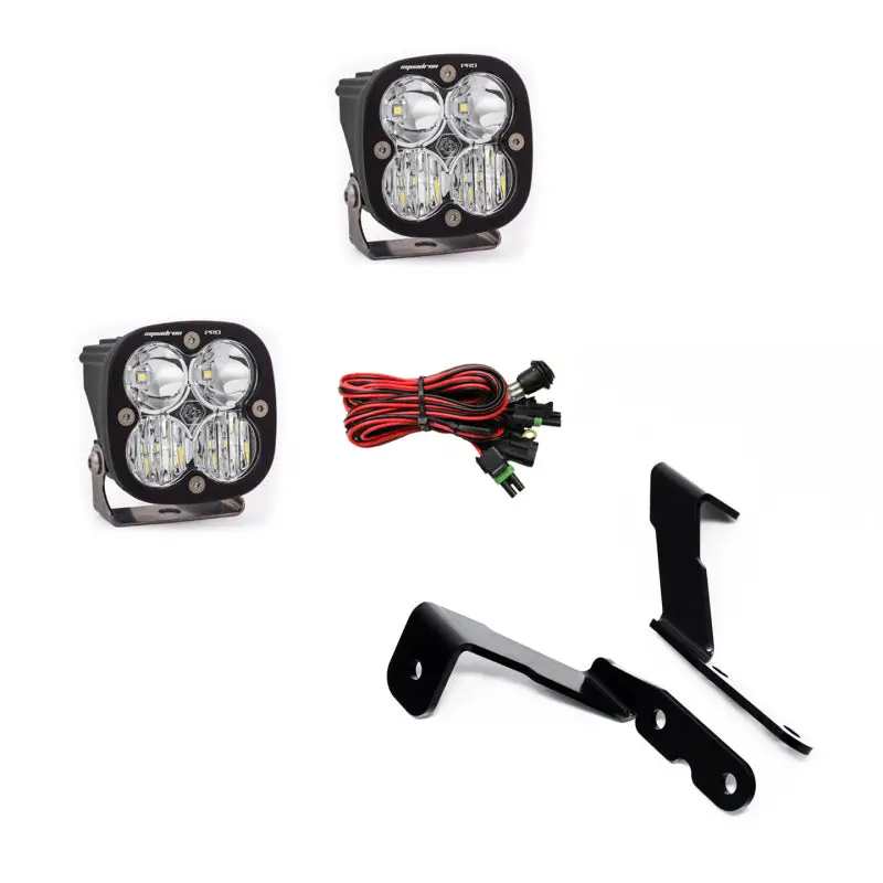 Baja Designs 2007-2013 Gm Silverado/Sierra Squadron Pro Lights A-Pillar Kit 1