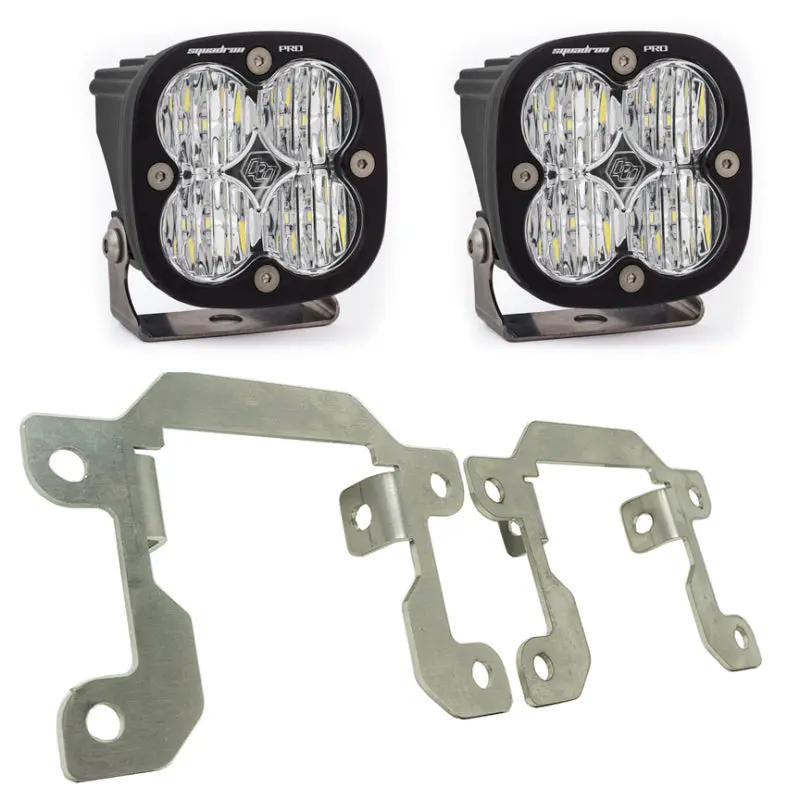 Baja Designs 2019 Ford Ranger Squadron Pro Fog Pocket Kit 1