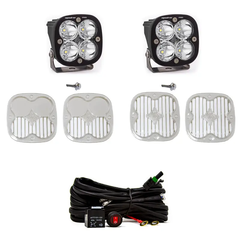 Baja Designs 2021+ Ford Bronco A Piller Light Kit Squadron Pro Spot 1