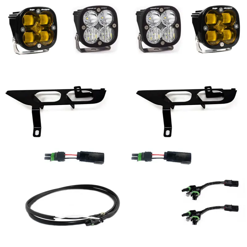 Baja Designs 2021+ Ford F-150 Sport Series Fog Pocket Kit - Clear 1