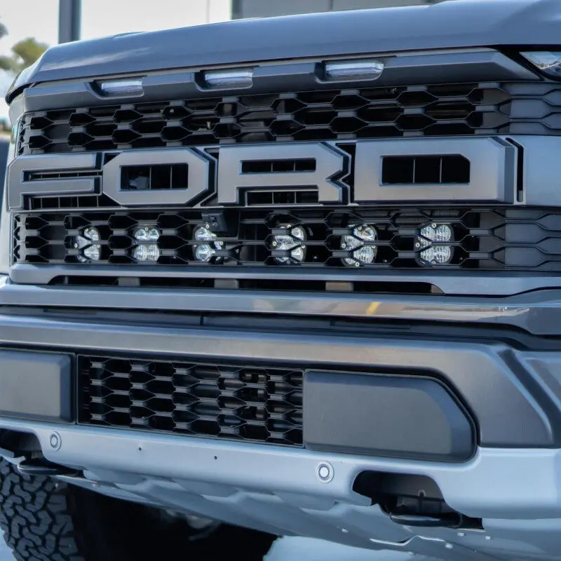 Baja Designs 2021+ Ford Raptor Squadron Sport Behind Grille Kit 1