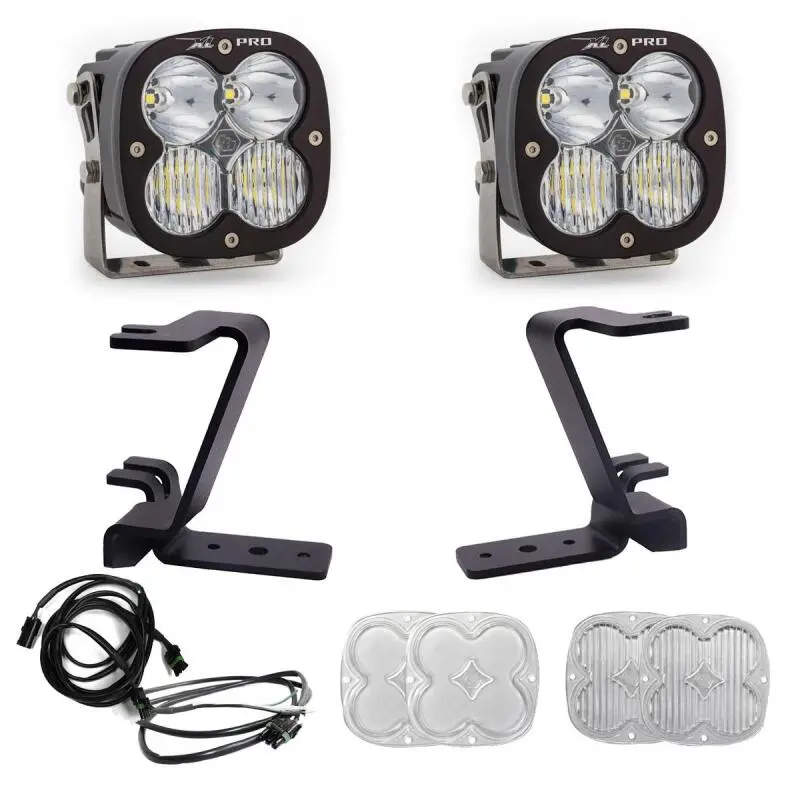 Baja Designs 2023+ Ford F-250/350 Super Duty Xl Pro A-Pillar Led Light Kit W/ Upfitter Harness 1