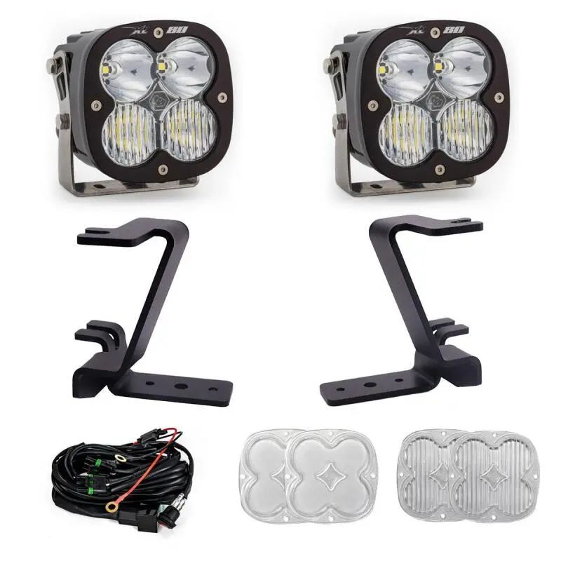 Baja Designs 2023+ Ford F-250/350 Super Duty Xl80 A-Pillar Light Kit 1