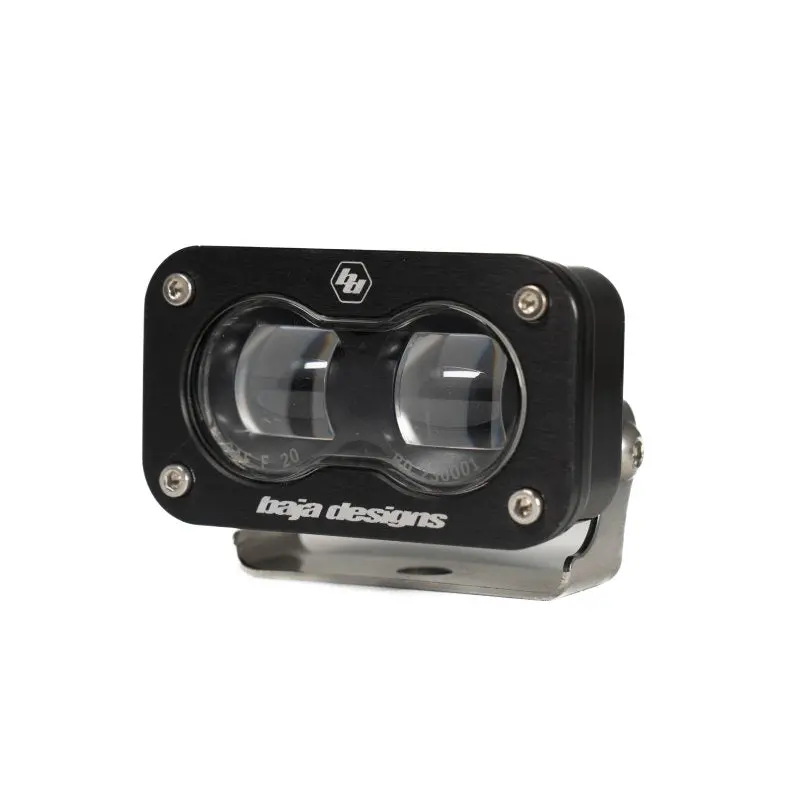 Baja Designs 21-22 Ford Bronco W/Steel Bumper S2 Sae Sportsmen Fog Pocket Light Kit - Clear 2