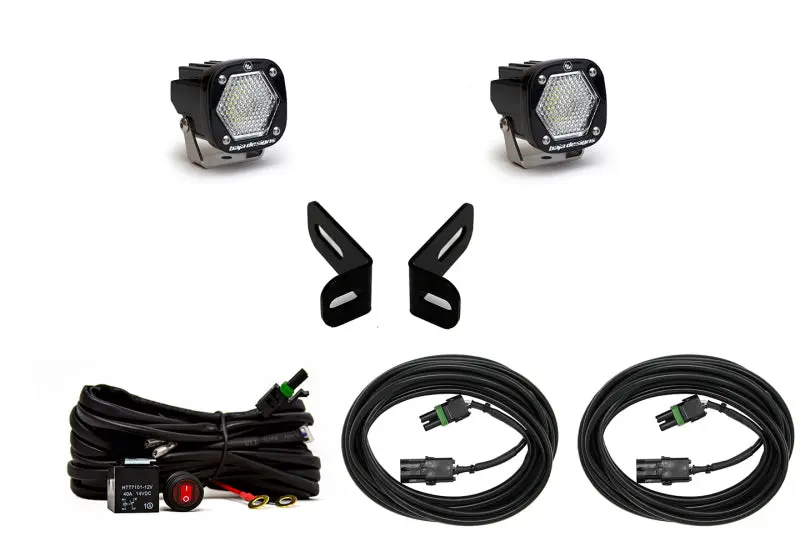 Baja Designs 21+ Ford Bronco Sport Dual S1 Wc Dual Reverse Kit - Clear 1