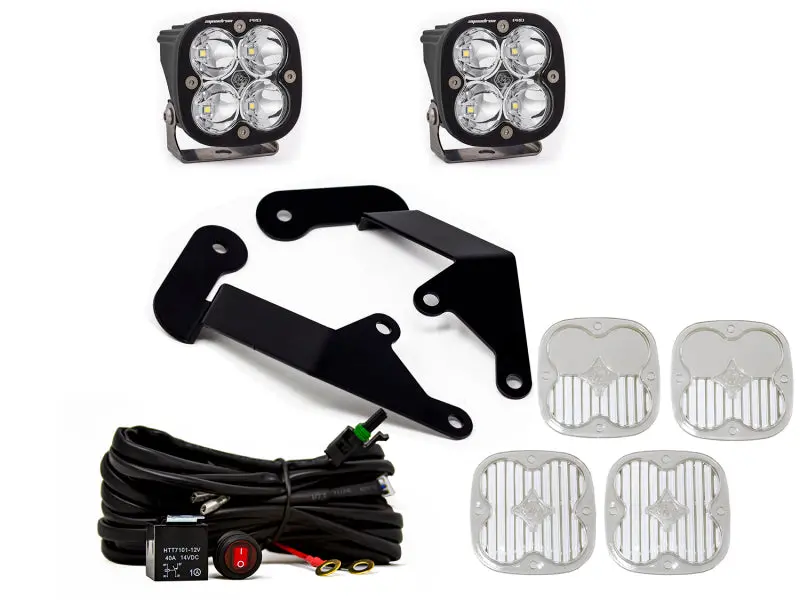 Baja Designs 21+ Ford Bronco Sport Squadron Sport Spot Led Light Pods - Clear 1