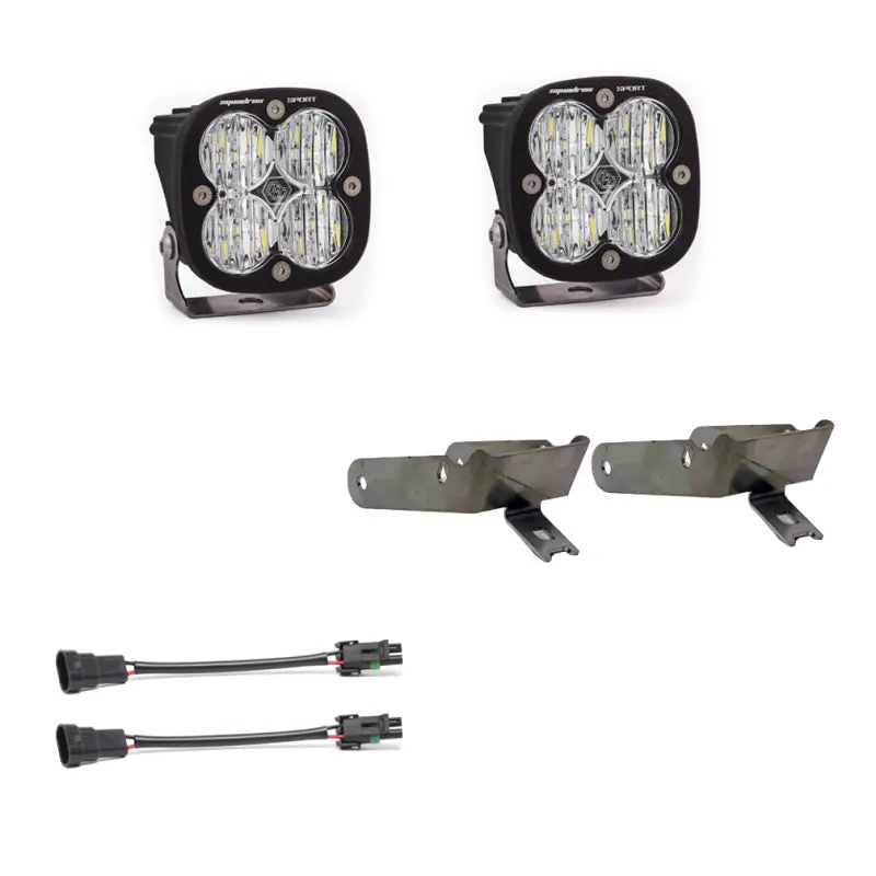 Baja Designs 99-10 Ford Super Duty Fog Squadron Sport Fog Pocket Kit 1