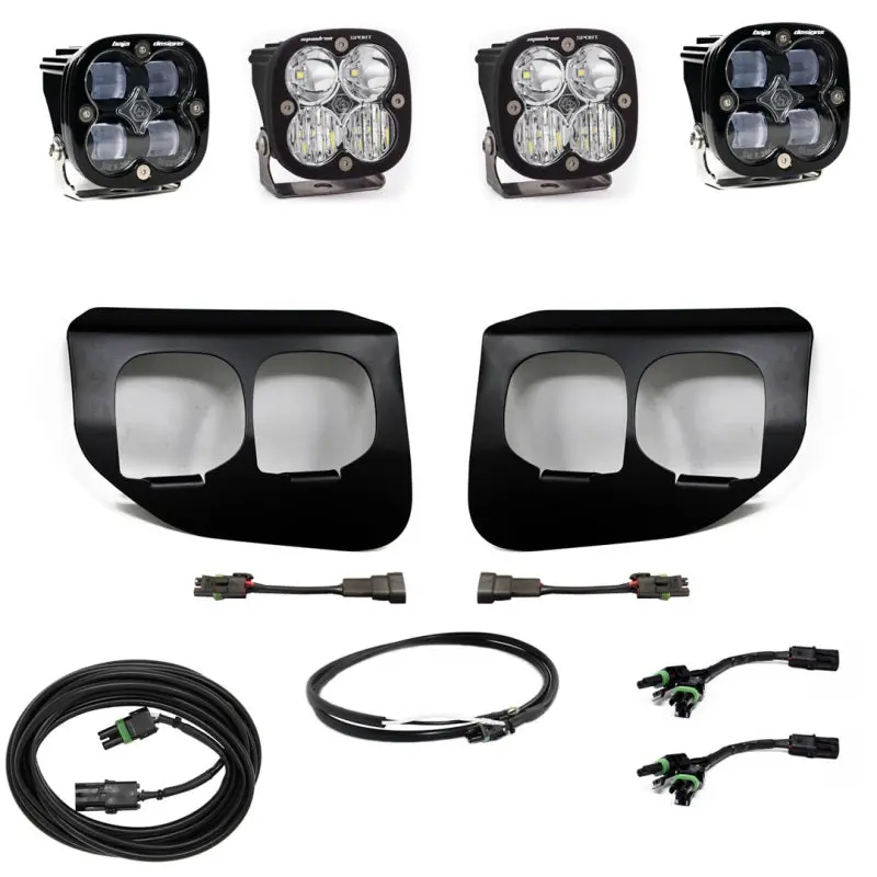 Baja Designs Ford Super Duty (20-On) Fog Lights Dual Fpk Sae/Sport Dc Baja Designs W/Upfitter 1