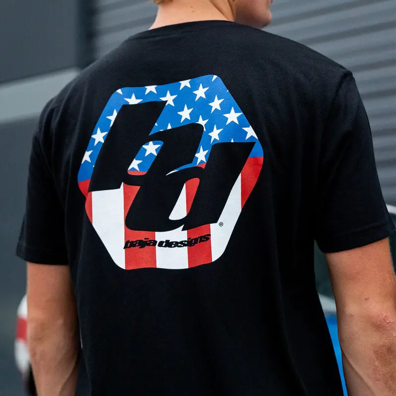 Baja Designs Freedom Mens T-Shirt Universal - Small Black 1