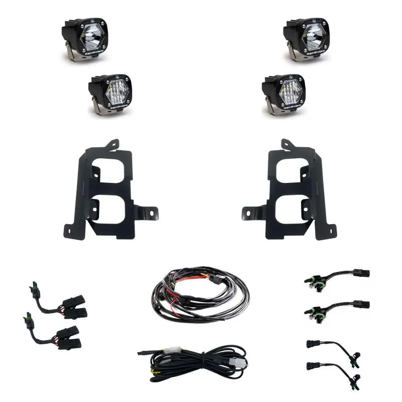 Baja Designs Gmc 2020-22 Sierra 2500Hd/3500Hd S1 Dual Fog Pocket Light Kit 1