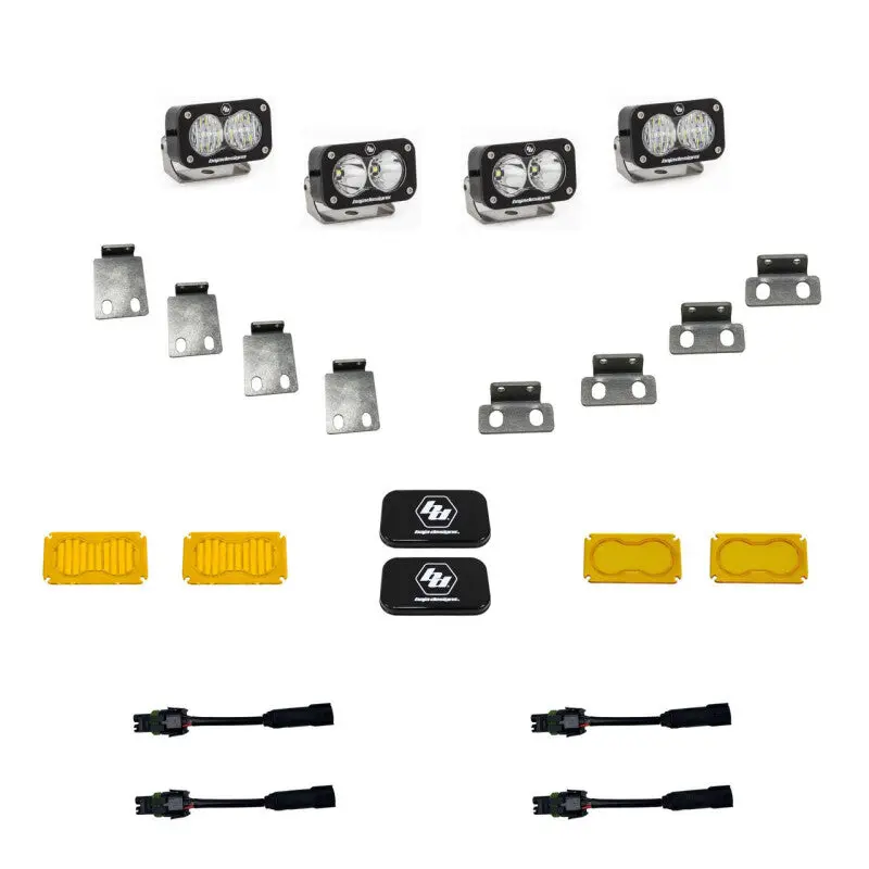 Baja Designs S2 Pro Fog Pocket Kit - 2021+ Ford Raptor 2