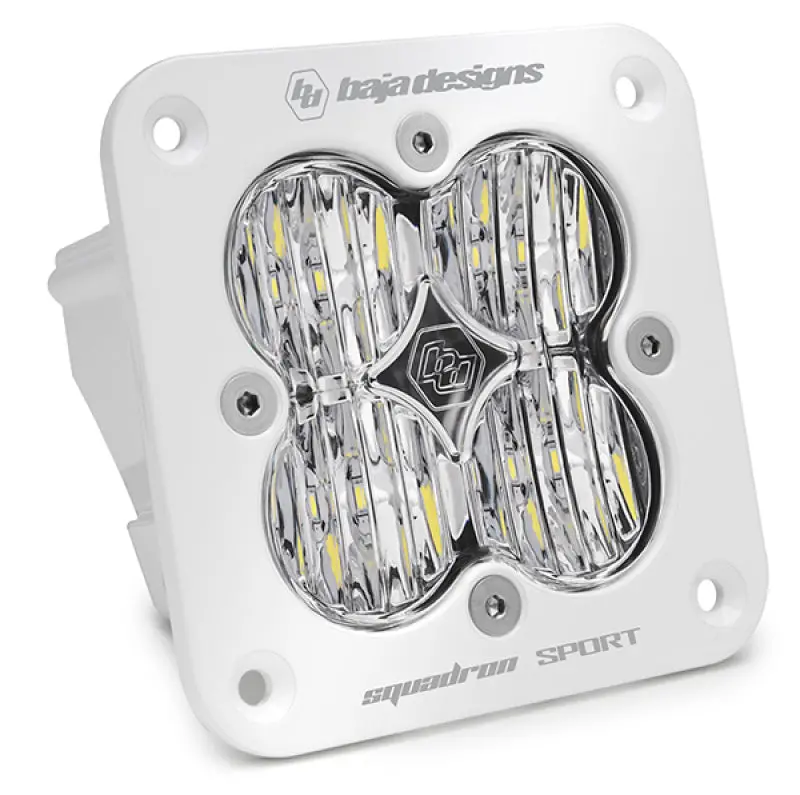 Baja Designs Squadron Sport White Wide Cornering Pattern Flush Mount Led Light Pod - Clear 1