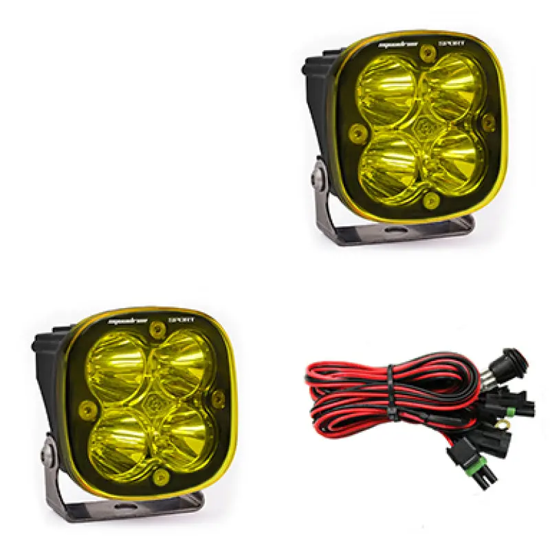 Baja Designs Squadron Sport Work/Scene Pair Led Light Pods - Amber 1