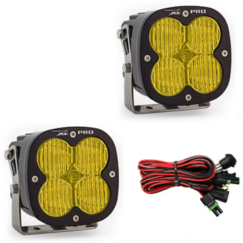 Baja Designs Xl Pro Series Wide Cornering Pattern Led Light Pods - Amber 1