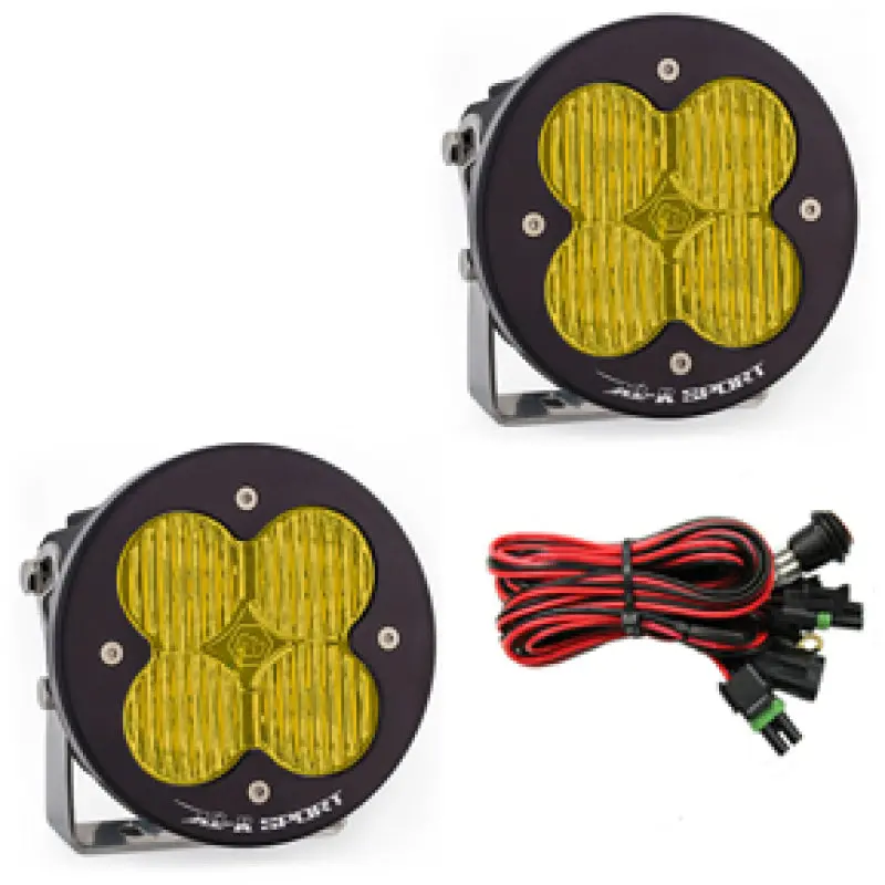 Baja Designs Xl R Sport Series Wide Cornering Pattern Led Light Pods - Amber 1