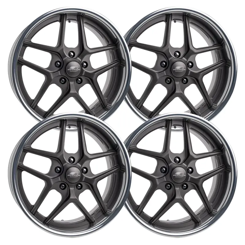Billet Specialties Tec 5 Gray Set - 88-98 Obs - Staggered 20"-20/22" 1