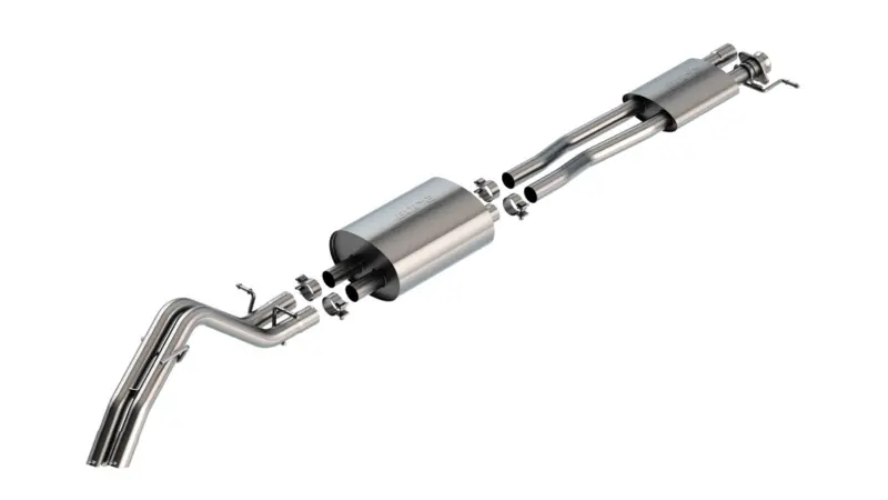 Borla 24-25 Ford Ranger Xlt S-Type Climber Exhaust W/ Turndown Tips 1