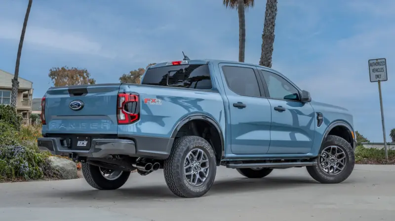 Borla 24-25 Ford Ranger Xlt Side Exit S-Type Exhaust W/ Black Chrome Tips 1