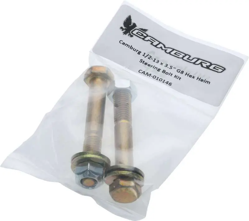 Camburg 1/2-13 X 3.5In. G8 Hex Heim Steering Bolt Kit 2