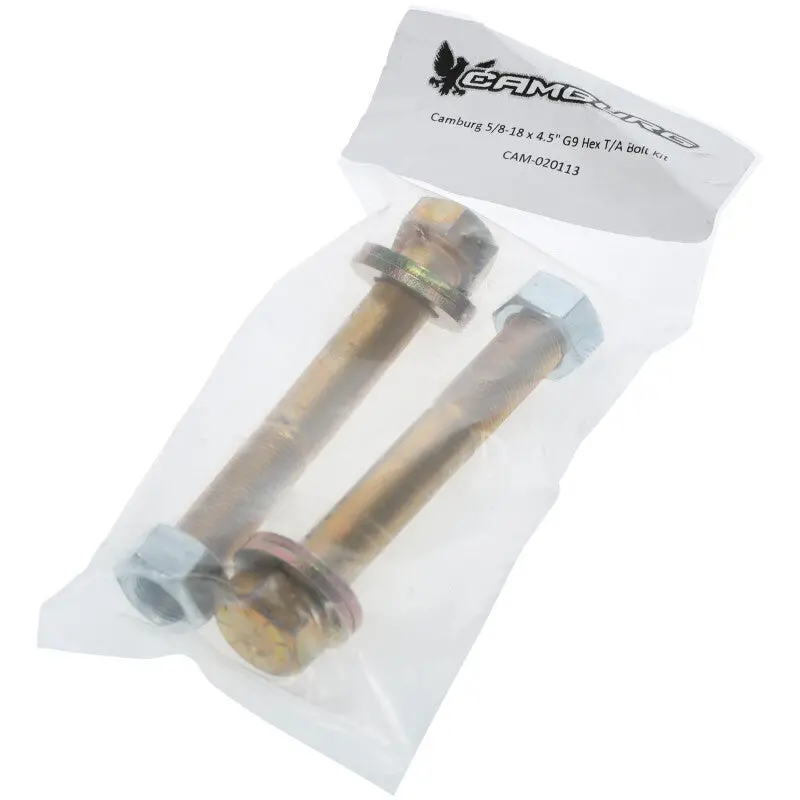 Camburg 5/8-18 X 4.5In. G9 Hex T/A Bolt Kit 2