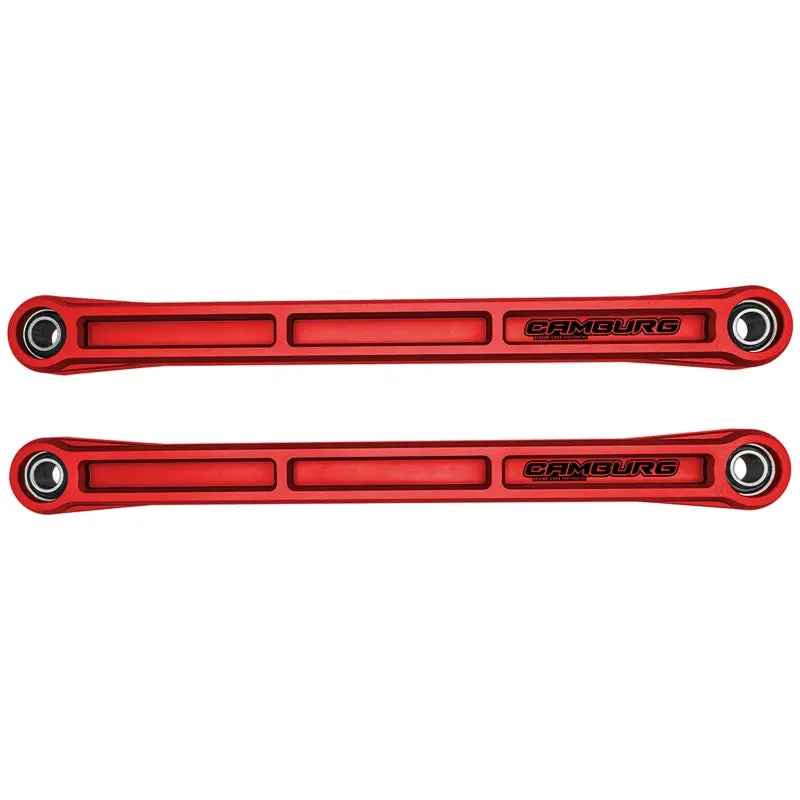 Camburg Ford Bronco 21-23 Kinetik Series Rear Billet Lower Trailing Arm Kit (Red) 1