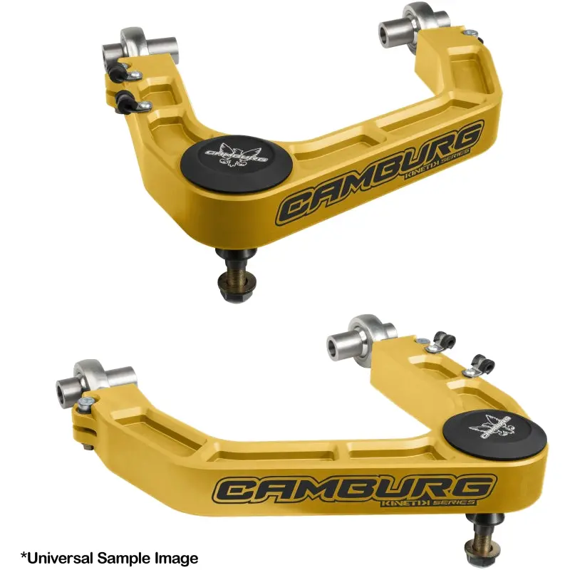 Camburg Ford Raptor 17-23 Kinetik V2 Performance Billet Uniball Upper Arms (Gold) 1