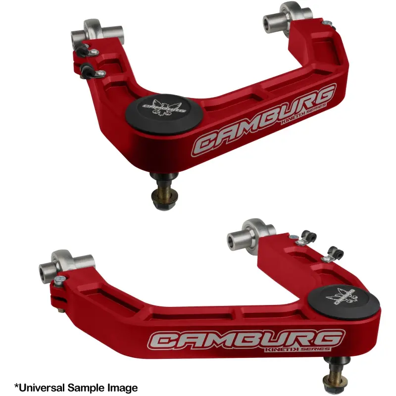 Camburg Ford Raptor 17-23 Kinetik V2 Performance Billet Uniball Upper Arms (Red) 1