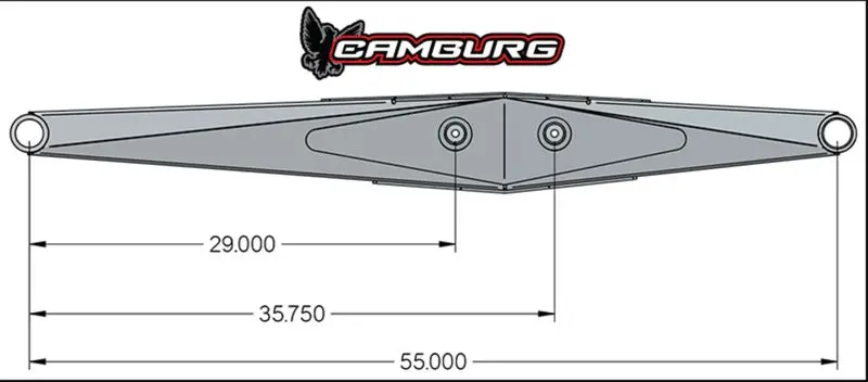 Camburg Race Series 55In. Lower Links (Pair) 2