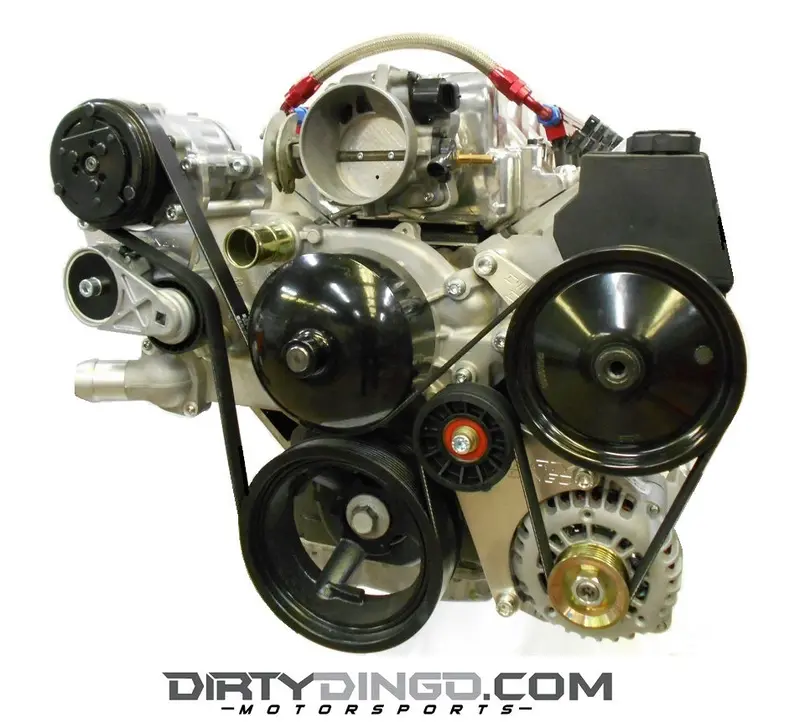 Dirty Dingo Street Rod Bracket For Sanden Compressor - Ls Truck / Gen5 Camaro 2