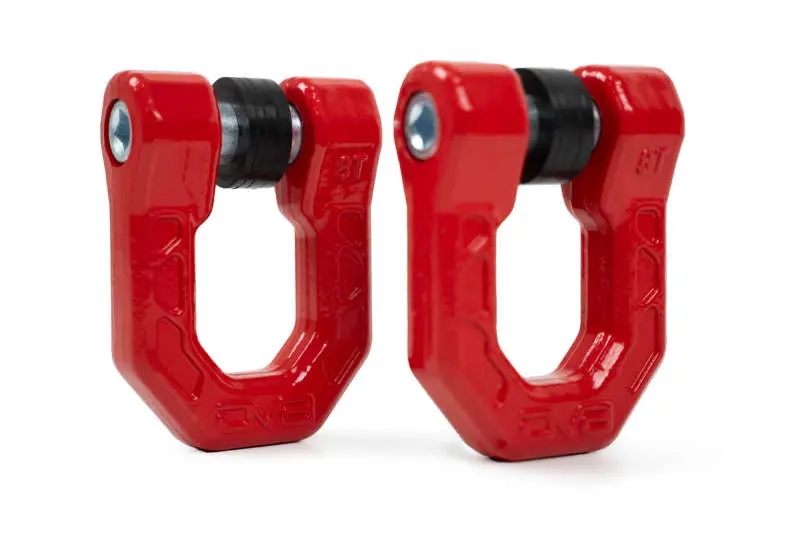 Dv8 Offroad Elite Series D-Ring Shackles - Pair (Red) 2