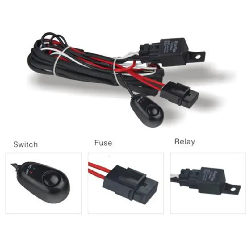 Dv8 Offroad Wiring Harness W/ Relay & Switch 1