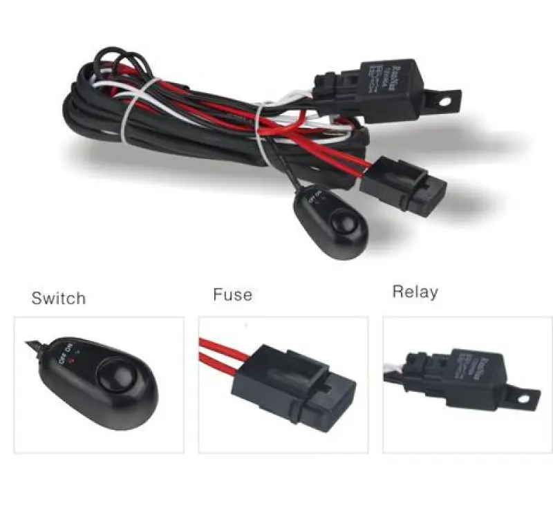 Dv8 Offroad Wiring Harness W/ Relay & Switch 2