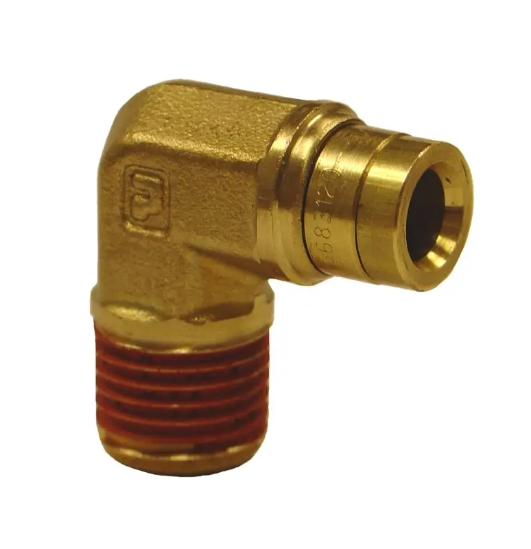 Firestone Male 1/4In. Npt To 1/4In. Ptc 90 Degree Elbow Air Fitting - 25 Pack (Wr17603031) 1