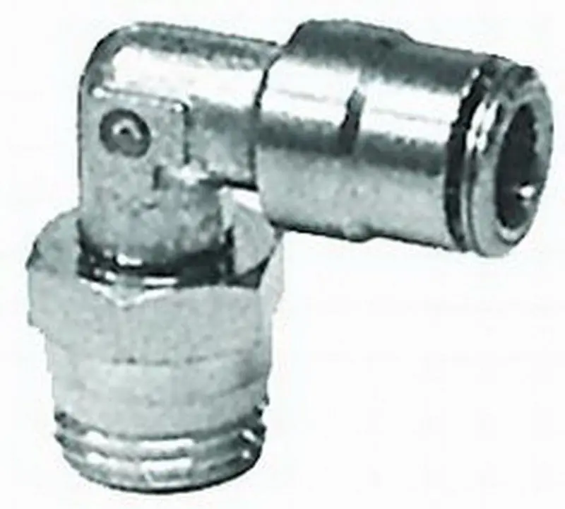 Firestone Male 1/4In. Npt To 1/4In. Ptc Swivel 90 Degree Elbow Air Fitting (Wr17603101) 1