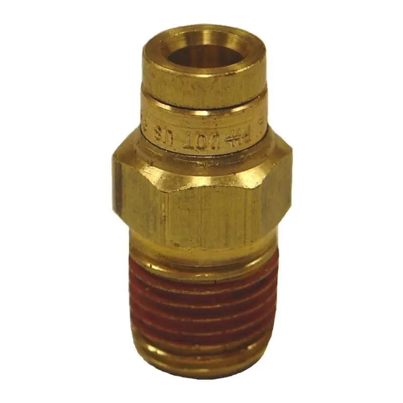 Firestone Male Connector 1/4In. Push-Lock X 1/4In. Npt Brass Air Fitting - 2 Pack (Wr17603463) 1