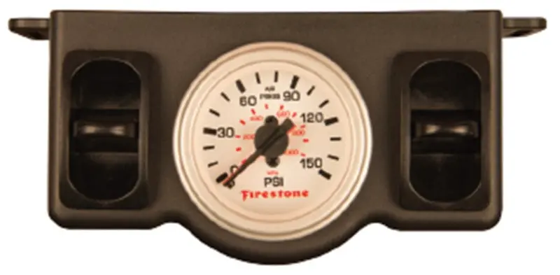 Firestone Pneumatic Dual Pressure Gauge - White Plastic (Wr17602574) 1