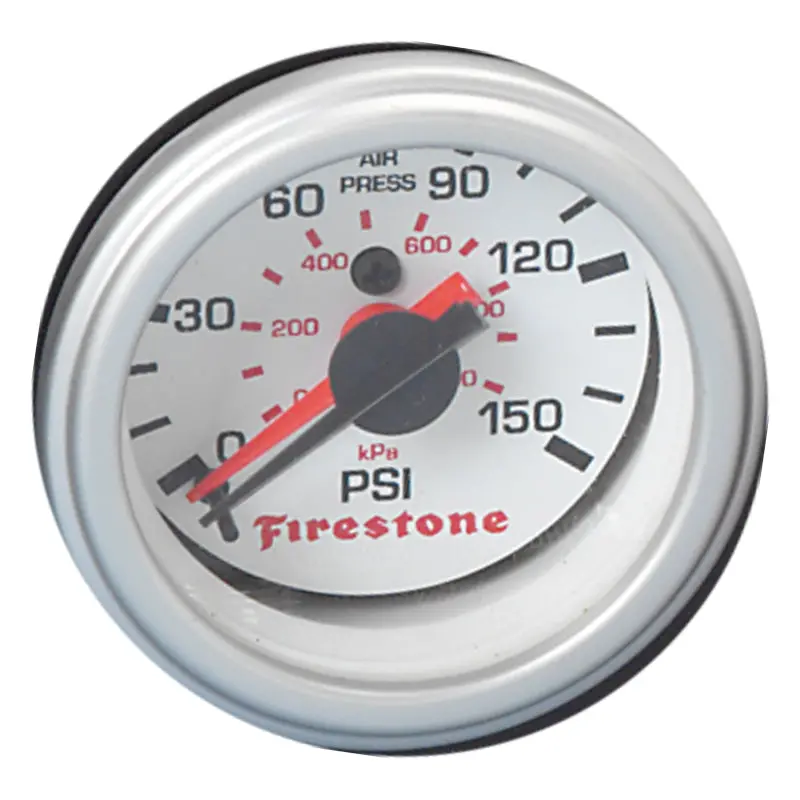 Firestone Replacement Pressure Gauge - White Face Dual Ga Only (For Pn 2241 / 2260) (Wr17609201) 1