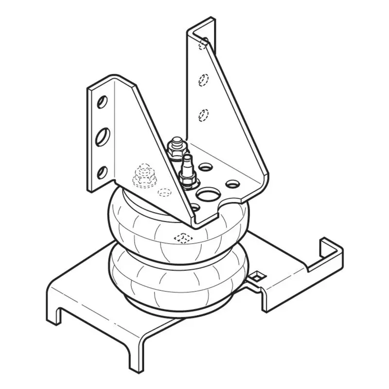 Firestone Ride-Rite Air Helper Spring Kit Front 84-04 Ford F250/F350 (W217602223) 1