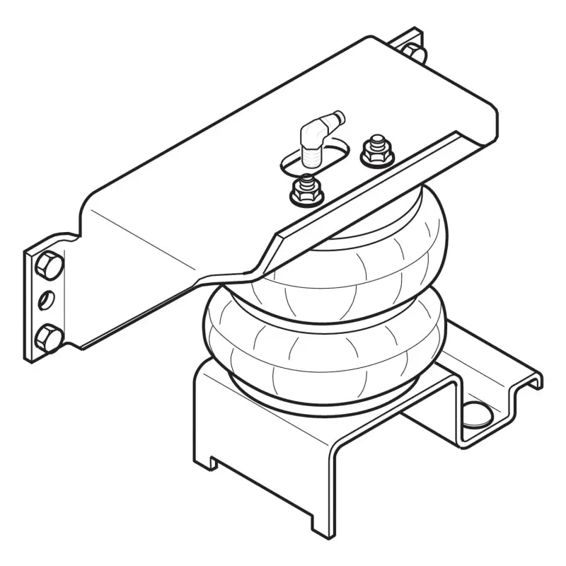 Firestone Ride-Rite Air Helper Spring Kit Rear 08-12 16K-22K Gvwr (Not Thor Motorhomes) (W217602170) 1