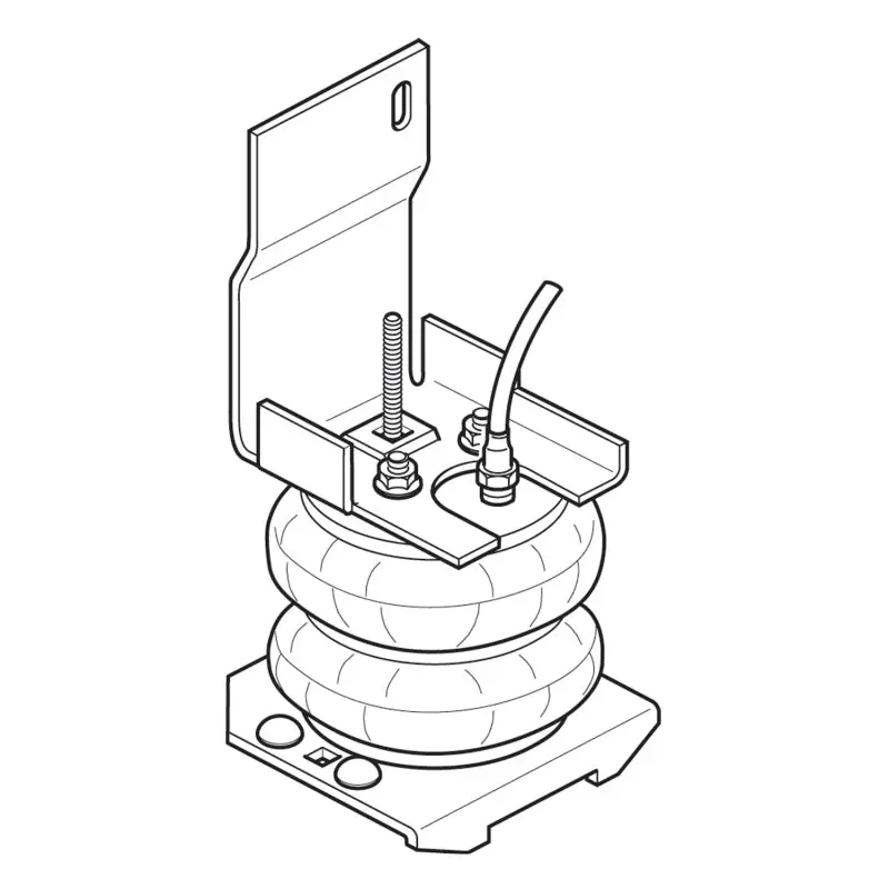 Firestone Ride-Rite Air Helper Spring Kit Rear 1992+ Ford E350 Cutaway (W217602061) 1