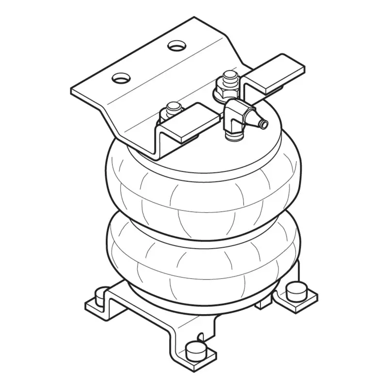 Firestone Ride-Rite Air Helper Spring Kit Rear 75-96 Chevrolet P30 Rwd (W217602080) 1