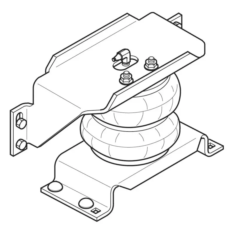 Firestone Ride-Rite Air Helper Spring Kit Rear 96-17 Ford E450 (Commercial W/O Oe Bed) (W217602153) 1