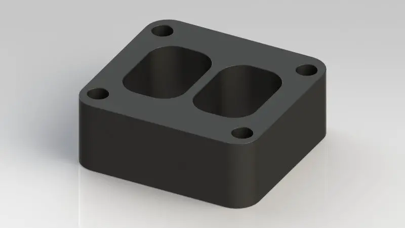 Fleece Performance 01-13 Gm Duramax 6.6L 1.5In T4 Pedestal Spacer 1
