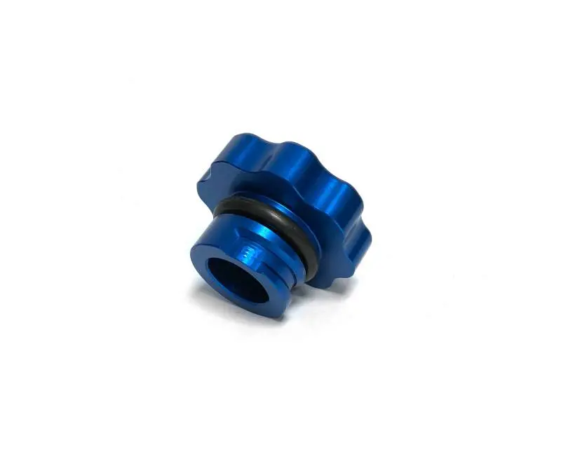 Fleece Performance 01-16 Gm 2500/3500 Duramax Billet Oil Cap Cover - Blue 1