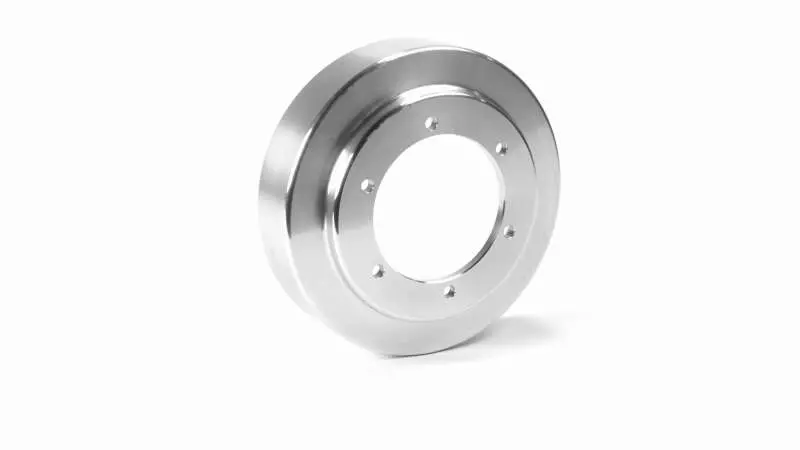 Fleece Performance 03-12 Dodge 2500/3500 Cummins Fan Drive Pulley (Bare Aluminum Finish) 1