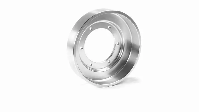 Fleece Performance 03-12 Dodge 2500/3500 Cummins Fan Drive Pulley (Bare Aluminum Finish) 2