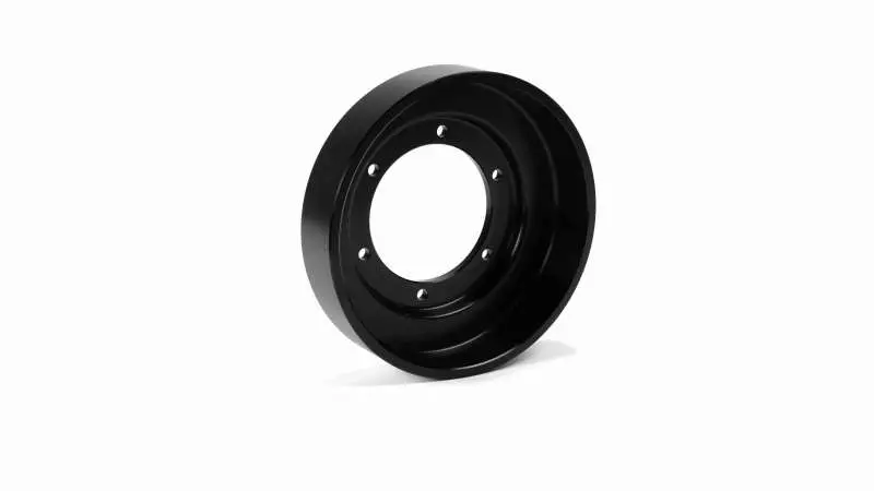 Fleece Performance 03-12 Dodge 2500/3500 Cummins Fan Drive Pulley (Black Finish) 1